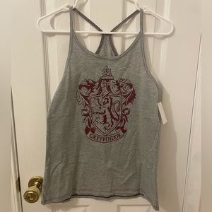 Universal Studios Gryffindor tank top, grey, new with tags